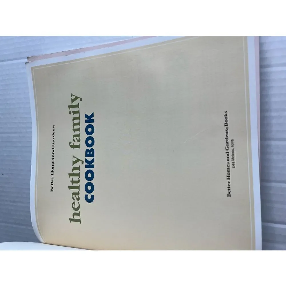 3/$15 Healthy Family cookbook by Better Homes & Gardens